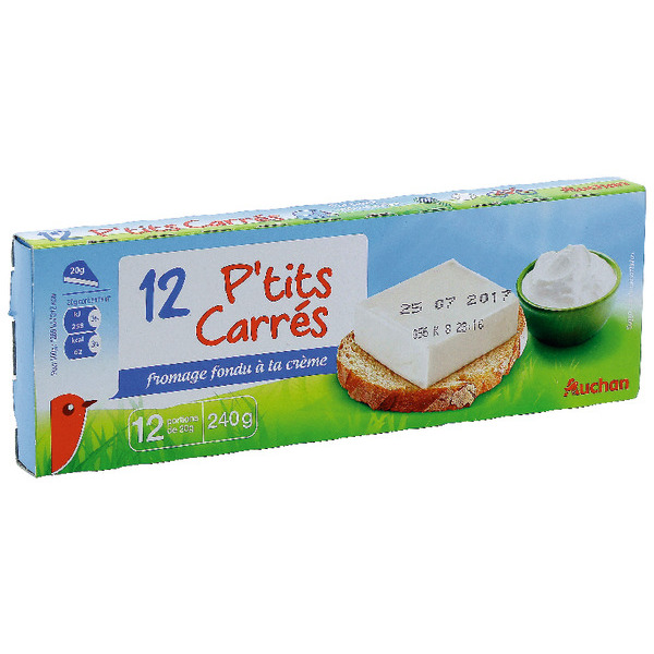  P'tits Carrés Auchan code EAN 3596710406449 