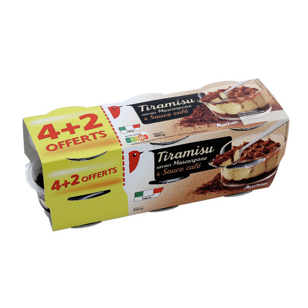Tiramisu Auchan 3596710417780 
