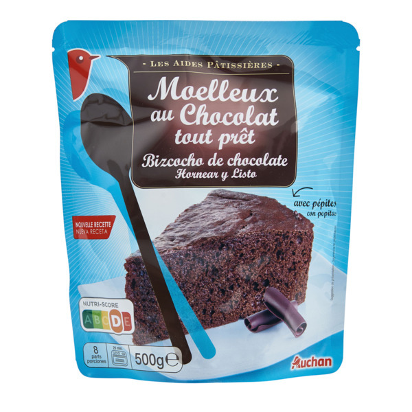  Moelleux Au Chocolat Tout Prêt Auchan code EAN 3596710419791 