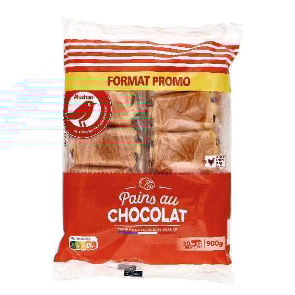  Pains Au Chocolat Auchan code EAN 3596710425549 