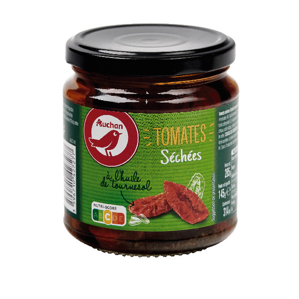  Tomates Séchées Huile De Tournesol Auchan code EAN 3596710427277 