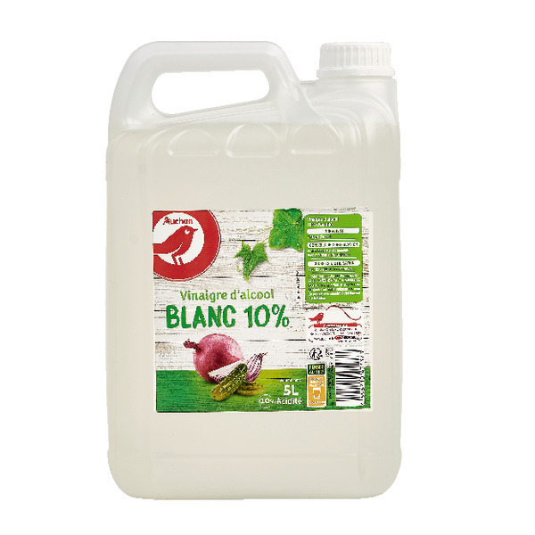  Vinaigre Alcool Blanc 10% Auchan code EAN 3596710431373 