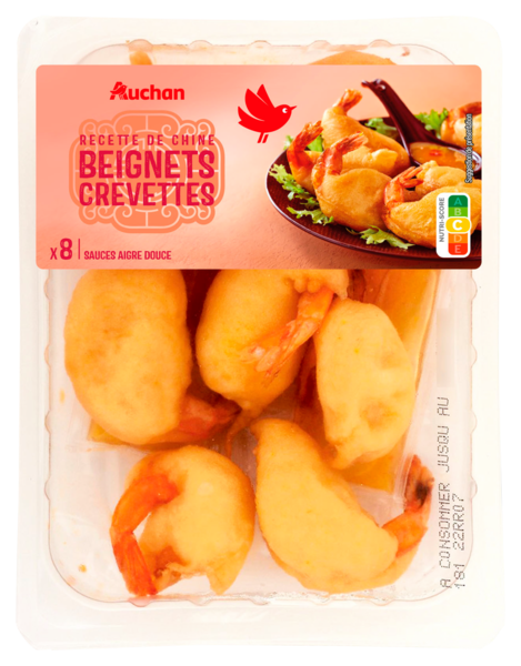  Beignets Crevettes Auchan code EAN 3596710439621 