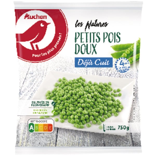 Petits Pois Doux Déja Cuits Surgelés Auchan 3596710442706 Petits Pois Doux Déja Cuits Surgelés Auchan 3596710442706