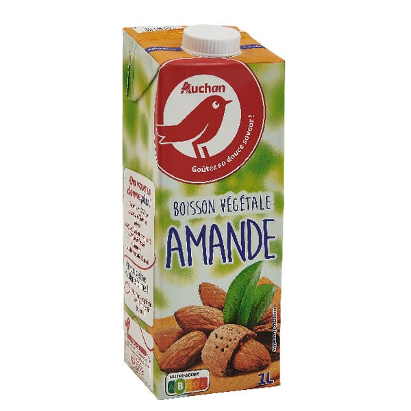  Boisson Végétale Amande Auchan code EAN 3596710453672 