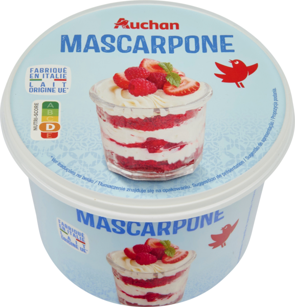 AUCHAN Mascarpone Auchan code EAN 3596710453702 