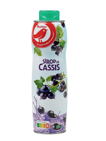  Sirop De Cassis Auchan code EAN 3596710454389 