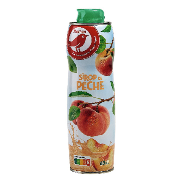  Sirop De Pêche Auchan code EAN 3596710454433 