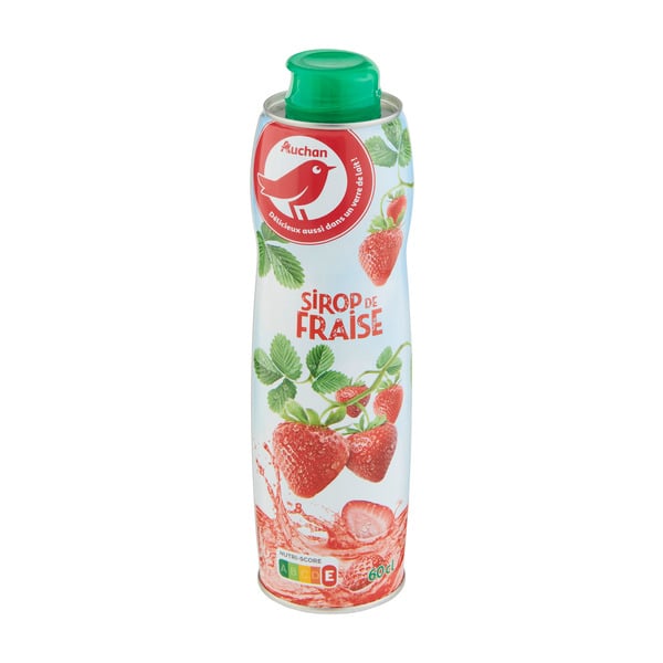  Sirop De Fraise Auchan code EAN 3596710454471 