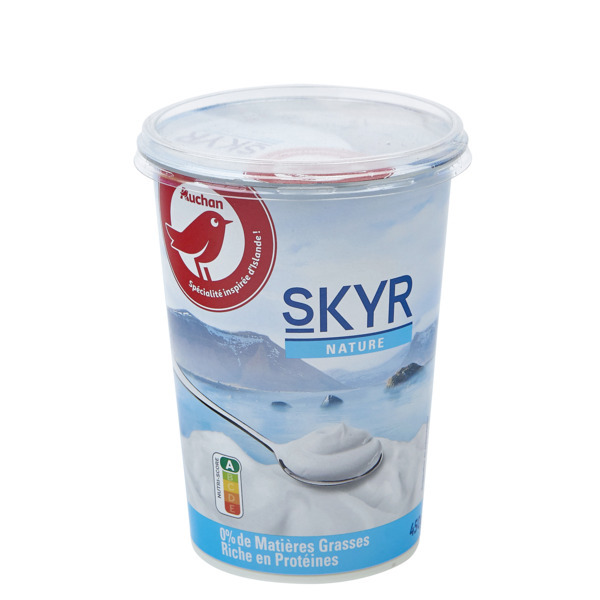  Skyr Nature Auchan code EAN 3596710461387 