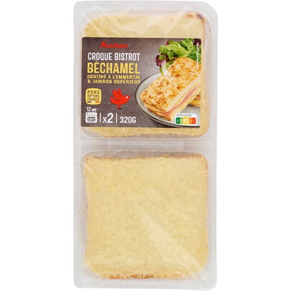  Croque Monsieur Béchamel Auchan code EAN 3596710462117 