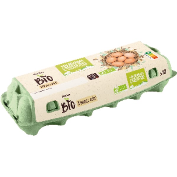  Oeufs De Poules Élevées En Plein Air Auchan Bio Solidaires code EAN 3596710466061 