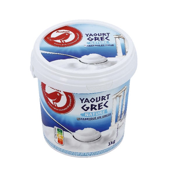  Yaourt Grec Nature Auchan code EAN 3596710467396 