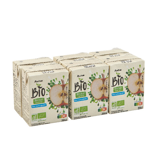  Nectar Pomme Auchan Bio code EAN 3596710473946 