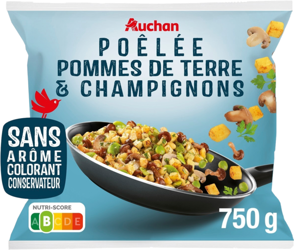 Poêlée Surgelée De Pomme De Terre Et De Champig...