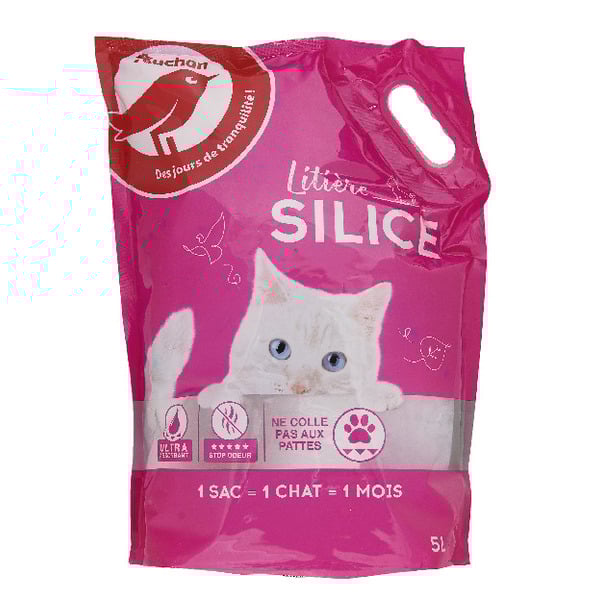 Litière Silice Auchan 3596710478668 