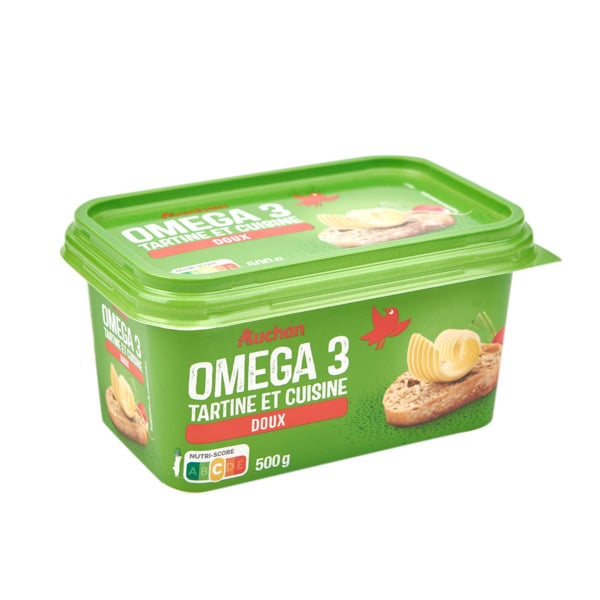  Margarine Omega 3 Auchan code EAN 3596710481194 