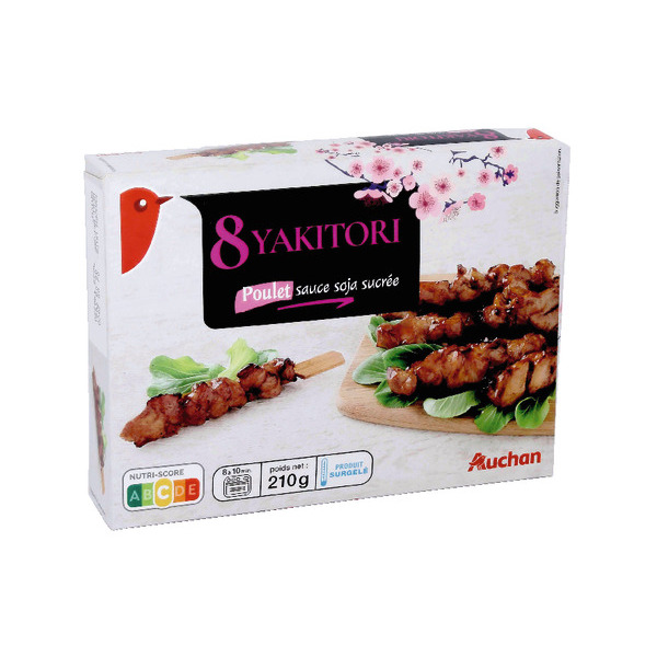  Yakitori Poulet Surgelés Auchan code EAN 3596710482214 