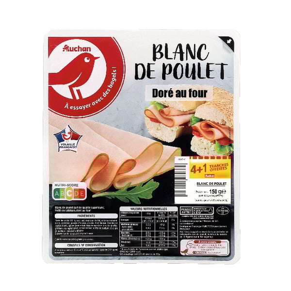  Blanc De Poulet Auchan code EAN 3596710482382 