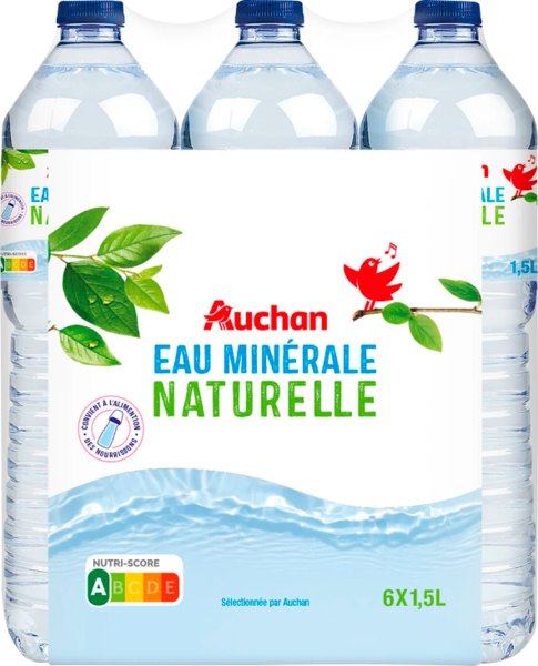 Eau Minérale Naturelle Auchan