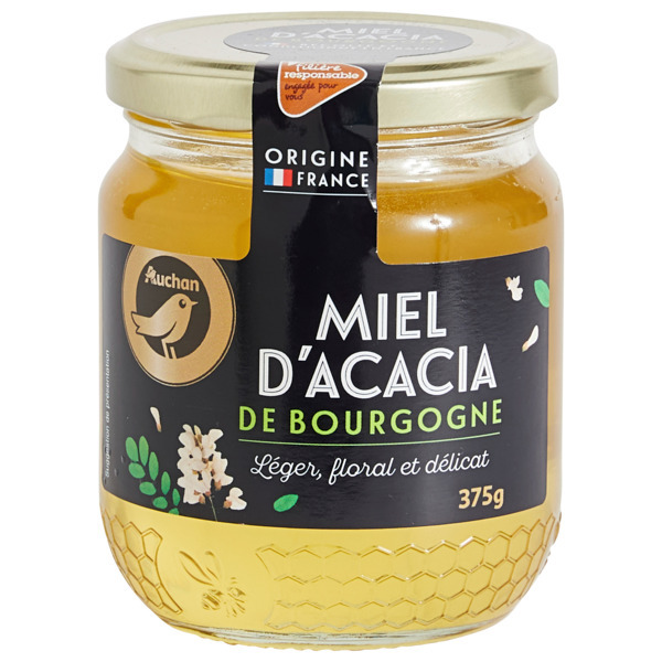  Miel D'acacia De Bourgogne Filière Auchan Gourmet Cultivons Le Bon code EAN 3596710488834 