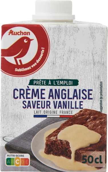Crème Anglaise Auchan