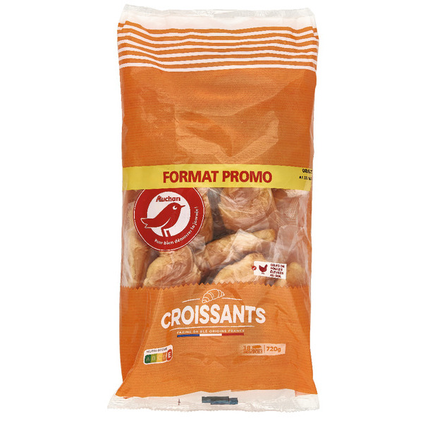 Croissants Auchan 3596710492503 Croissants Auchan 3596710492503
