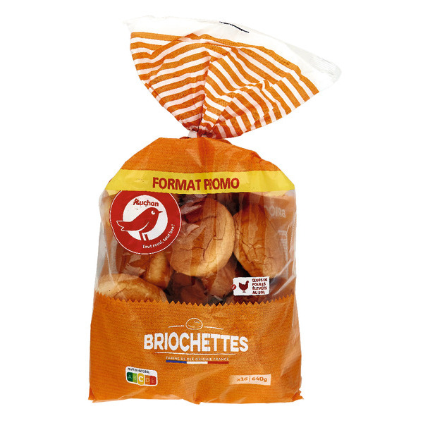  Briochettes Auchan code EAN 3596710492527 