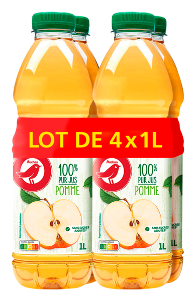  Pur Jus De Pomme Auchan code EAN 3596710492718 