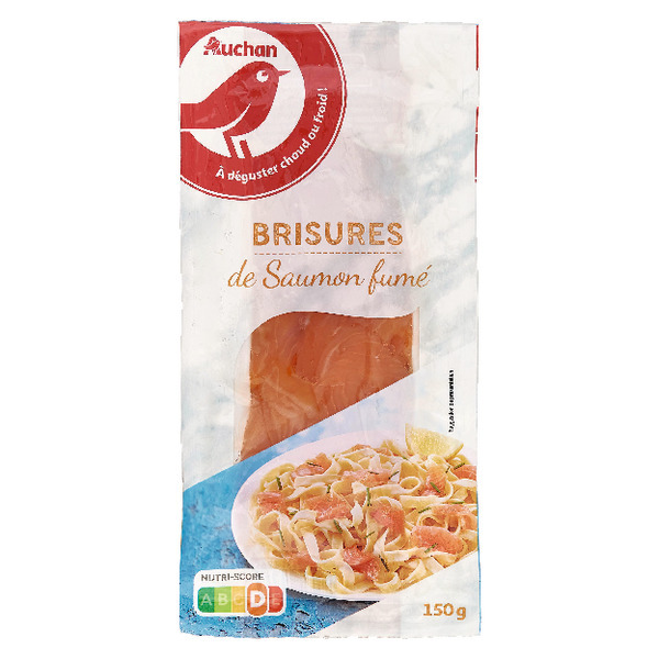 Brisures De Saumon Fumé Auchan 3596710495214 