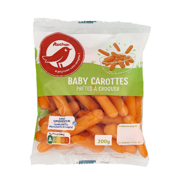  Baby Carottes Auchan code EAN 3596710496228 