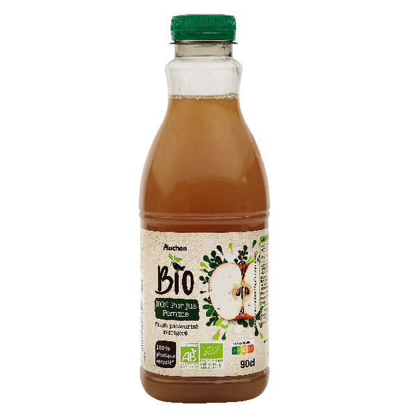  Pur Jus De Pomme Auchan Bio code EAN 3596710507641 