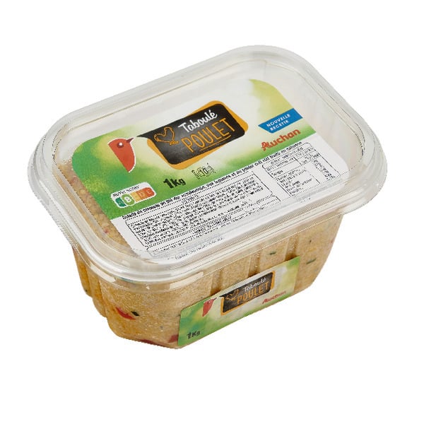  Taboulé Poulet Auchan code EAN 3596710510245 