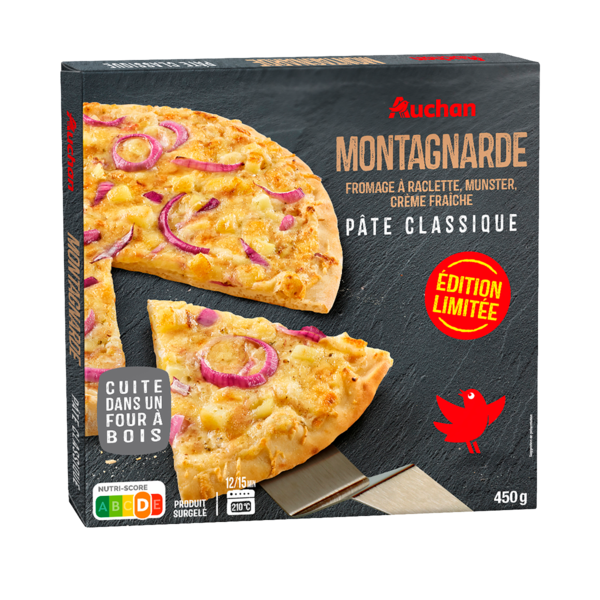  Pizza Montagnarde Surgelée Auchan code EAN 3596710513185 