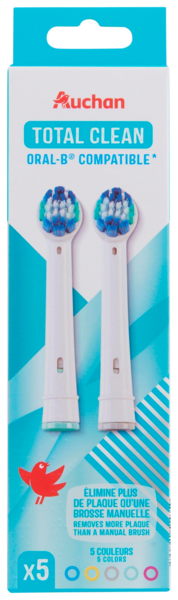 Brossettes Total Clean Auchan