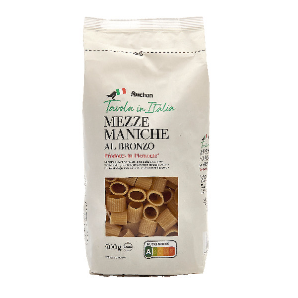  Mezze Maniche Al Bronzo Auchan Tavola In Italia code EAN 3596710516186 