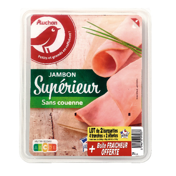  Jambon Supérieur Auchan code EAN 3596710516469 