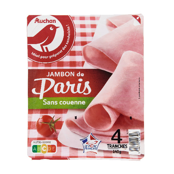  Jambon De Paris Auchan code EAN 3596710516506 