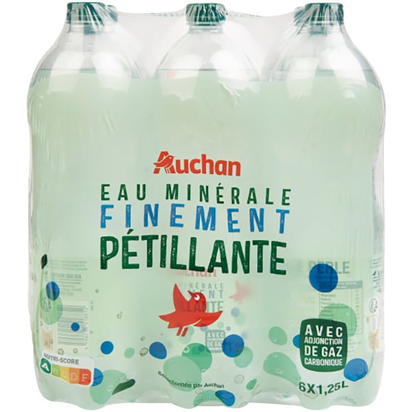  Eau Minérale Gazeuse Auchan code EAN 3596710518845 