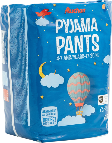  Culottes Nuit Auchan code EAN 3596710519484 