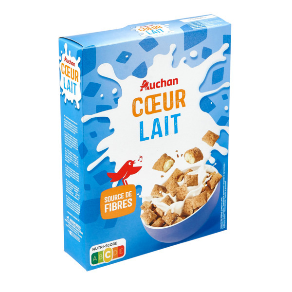  Céréales Coeur Lait Auchan code EAN 3596710523191 