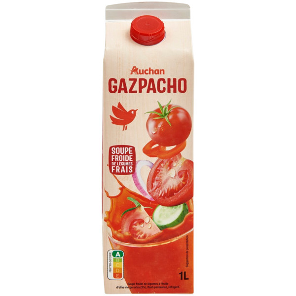  Gazpacho  Auchan  code EAN 3596710524662 