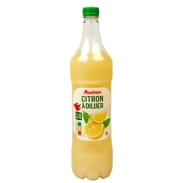  Citron À Diluer Auchan code EAN 3596710526550 