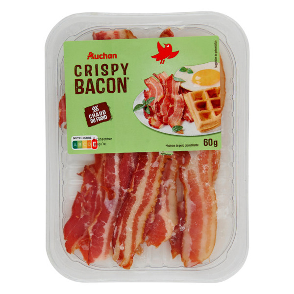  Crispy Bacon Auchan code EAN 3596710527502 