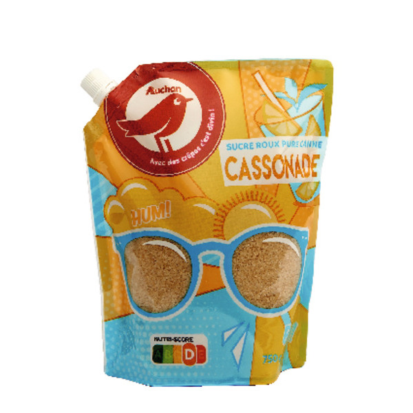  Cassonade Pure Canne Auchan  code EAN 3596710531936 