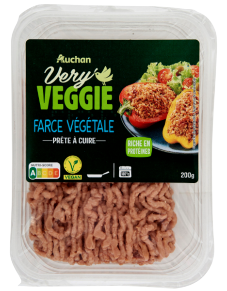  Farce Végétale Very Veggie Auchan code EAN 3596710532636 