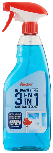 SPRAY FENÊTRES WINDOWS + RECHARGE AUCHAN