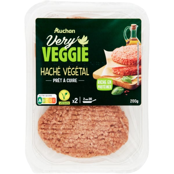  Haché Végétal Very Veggie Auchan code EAN 3596710535675 