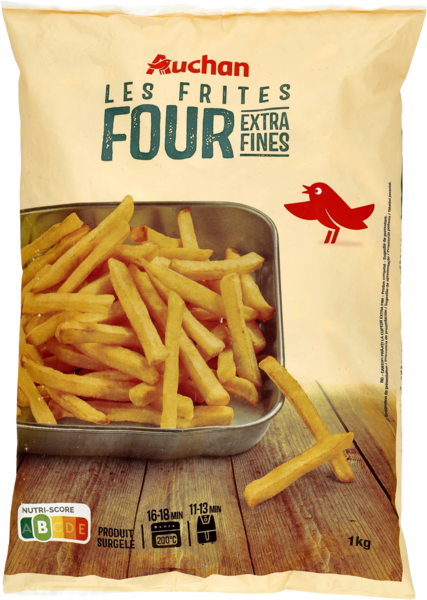 Frites Au Four Extra Fines Auchan