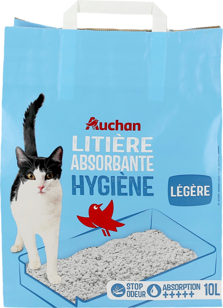 Litière Absorbante Chat Hygiène Auchan
